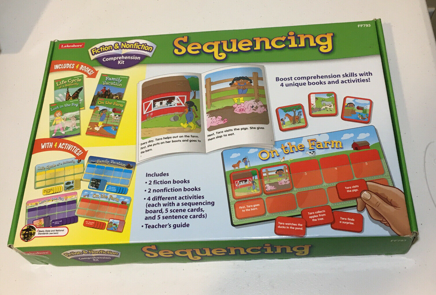 Lakeshore Sequencing Comprehension Kit With Books Ff793