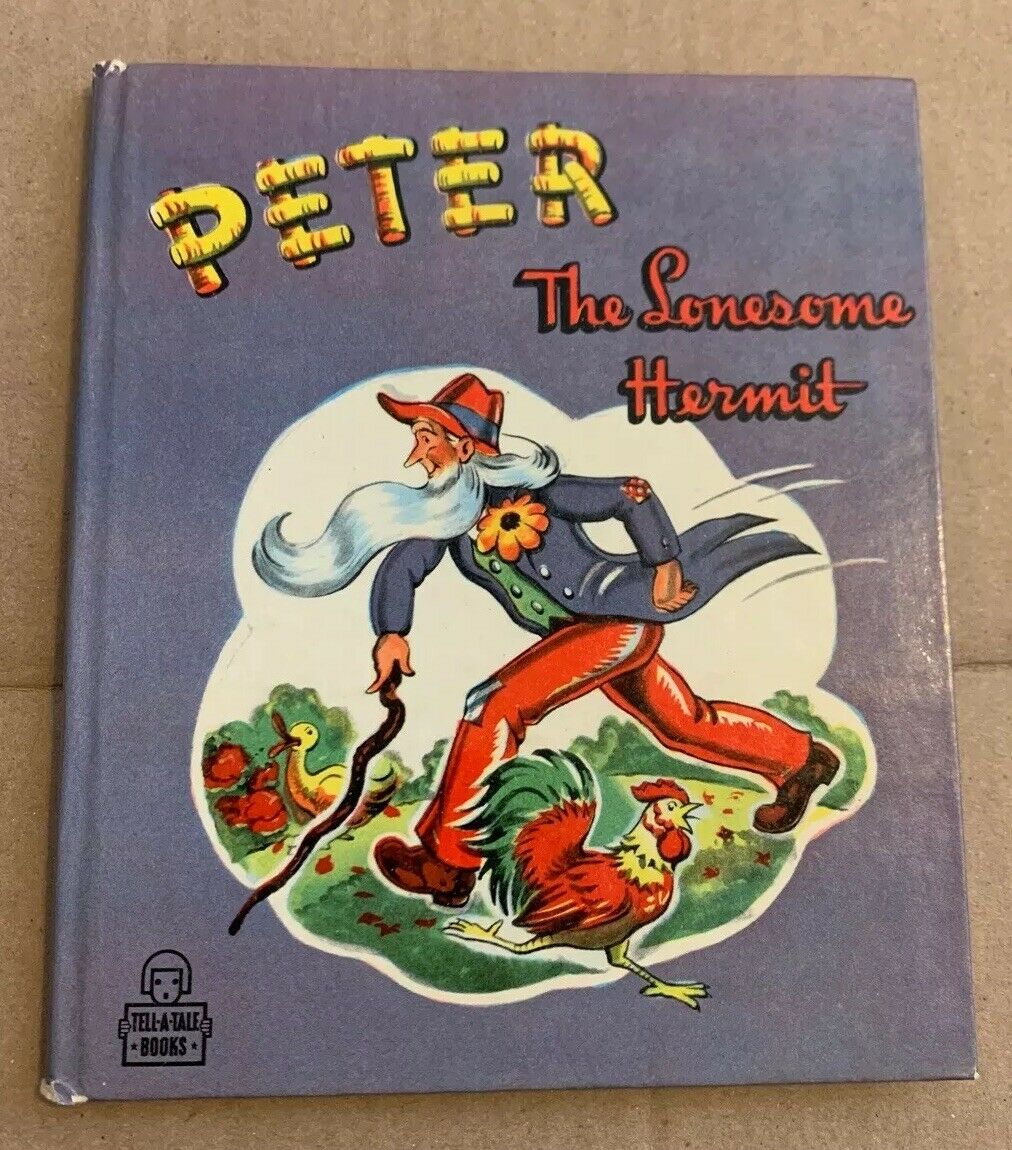 1948 Peter The Lonesome Hermit Whitman Publishing Tell-a-tale Book Dorothy Snow