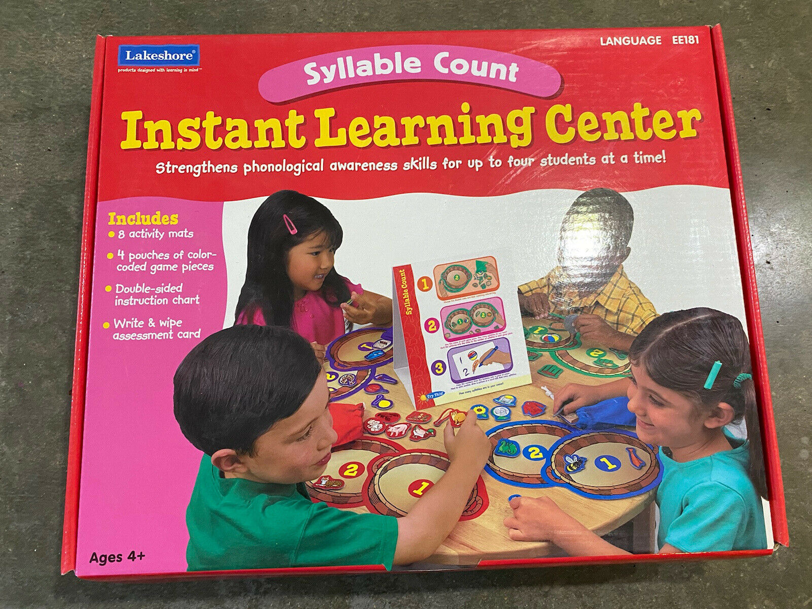 Lakeshore Syllable Count Instant Learning Center Complete Language Ee181 Teacher