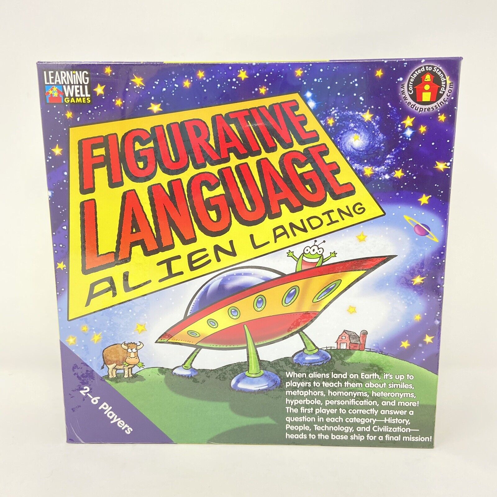 Figurative Language Alien Landing Reading Skill Learning Game Best Seller New