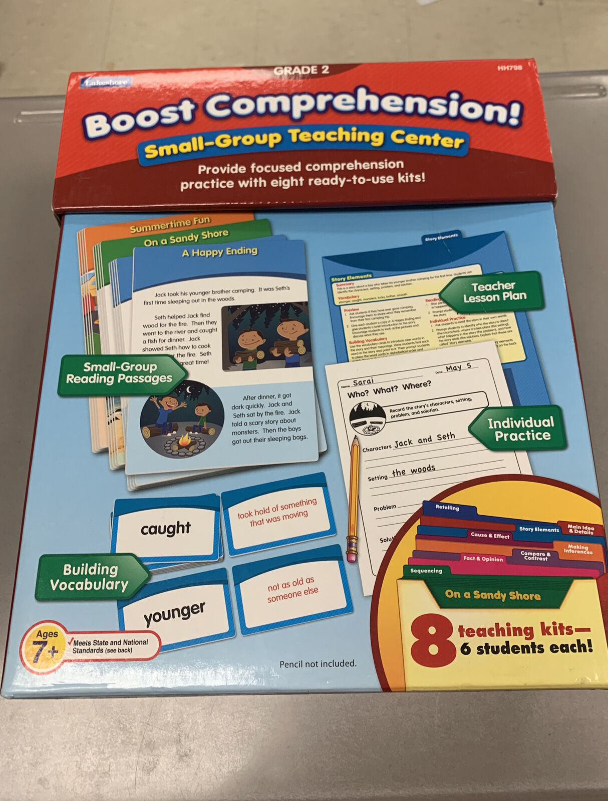 Gently Used  Lakeshore® Boost Comprehension! Grade 2 Small-group Center